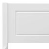 vidaXL gultas rāmis, balts, 120x200 cm, priedes masīvkoks