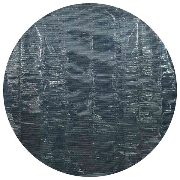 vidaXL baseina pārklājs, solārs, peldo&scaron;s, 549 cm, melns un zils PE