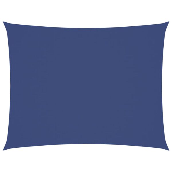 vidaXL saulessargs, taisnstūra forma, 5x6 m, zils oksforda audums