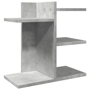 vidaXL rakstāmgalda organizators, betona pelēks, 42x21,5x42 cm, koks