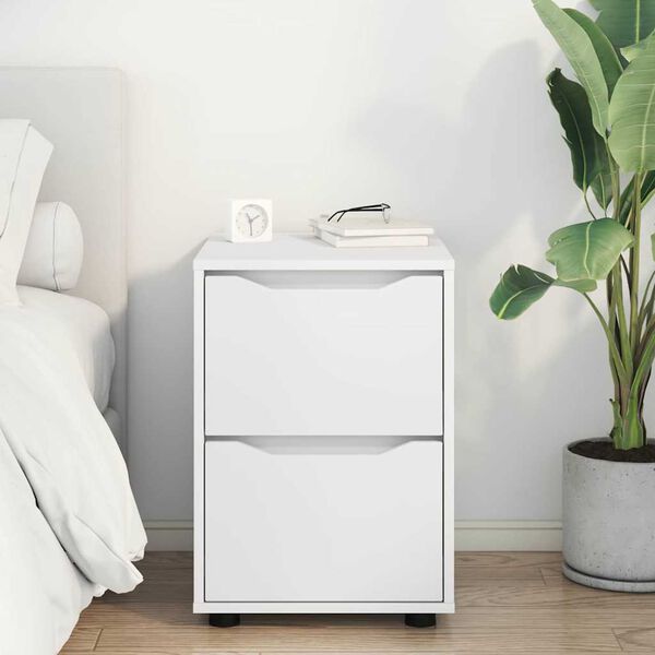 vidaXL Skapītis Balts 40 x 48 x 57 cm Inženierijas koks