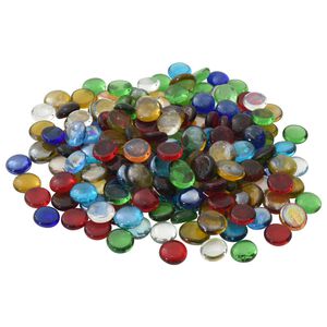 vidaXL Stikla gabals 17-19 mm Daudzkrāsains Stikls