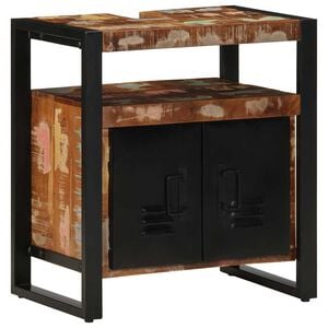 vidaXL vannas istabas izlietnes skapis 55x35x60cm Reģenerēts masīvkoks