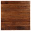 vidaXL galda virsma, 90x90x2,5 cm, kvadrātveida, masīvkoks, pārstrādāts