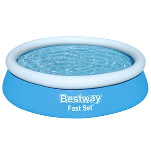 Bestway Fast Set piepū&scaron;amais baseins, apaļ&scaron;, 183x51 cm, zils