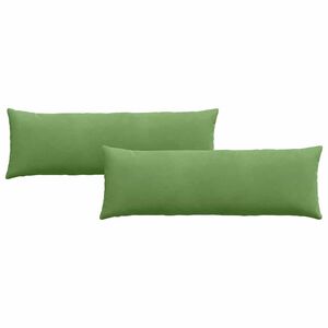 vidaXL Dīvāna spilveni 2 pcs Gai&scaron;i zaļa 120 x 40 cm Korduroja audums