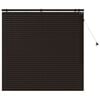 vidaXL Venēcijas žalūzija Tum&scaron;i brūna 125 x 130 cm 35 mm