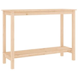 vidaXL konsoles galdiņ&scaron;, 110x40x80 cm, priedes masīvkoks