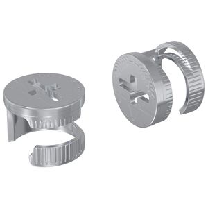 vidaXL Kameru bloķē&scaron;anas uzgriežņi 2 gab. Sudraba 12 x 10 mm Metāls