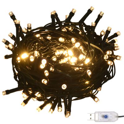 vidaXL Ziemassvētku bumbu komplekts, 120 gb., 300 LED, baltas, pelēkas