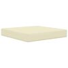vidaXL Āra dīvāna spilvens 2 pcs Krēmkrāsa Poliesters