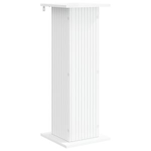 vidaXL Augu statīvs Balts 30,5 x 30 x 80,5 cm Inženierijas koks