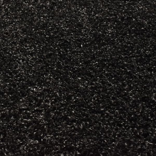 vidaXL paklājs, 120 cm, Shaggy, antracītpelēks