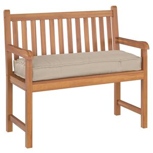 vidaXL Spilvens Pelēkbrūna 110 x 40 x 8 cm Oksforda audums