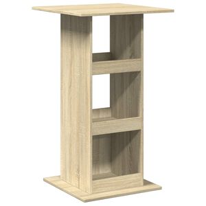 vidaXL bāra galds ar uzglabā&scaron;anu ozola 60x60x102 cm inženierijas koks