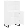 vidaXL augstais skapītis, balts, 60x36x110 cm, inženierijas koks
