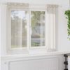vidaXL Voile aizkaris 2 pcs Smil&scaron;u 175 x 140 cm Poliesters