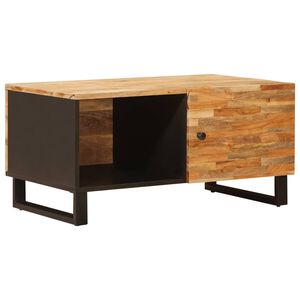 vidaXL Kafijas galdiņ&scaron; Brūna 80 x 50 x 40 cm Cieta mango koksne
