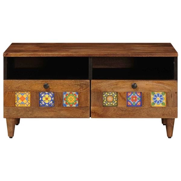 vidaXL Televizora skapī&scaron;a ar plauktu Valriekstu koks 70 x 33,5 x 46 cm