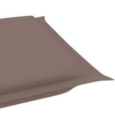 vidaXL sauļošanās zviļņi ar galdiņu, matračiem, 2 gab., akācijas koks