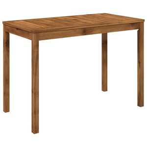 vidaXL Dārza vakariņu galds Dabiska 108,5 x 55 x 75 cm