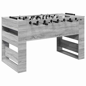 vidaXL Frizbija galds Pelēka Sonoma 146,5 x 74 x 85 cm