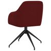 vidaXL virtuves krēsli, 4 gab., vīnsarkans samts