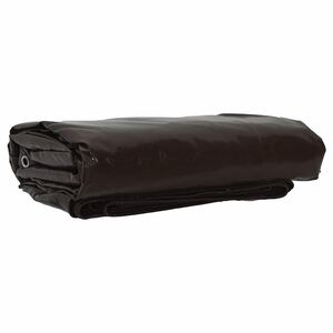 vidaXL Tarps 650g / m&sup2; Brūna 2 x 3 m Audekls ar PVC pārklājumu