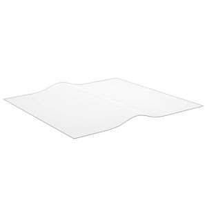 vidaXL galda aizsargsegums, matēts, 70x70 cm, 1,6 mm, PVC