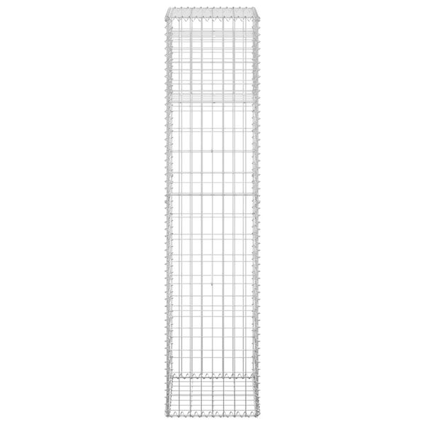 vidaXL vertikāls gabions, 40x40x180 cm, dzelzs