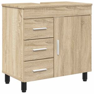vidaXL Vannas istabas mēbele Sonomas ozols 60 x 35 x 60 cm