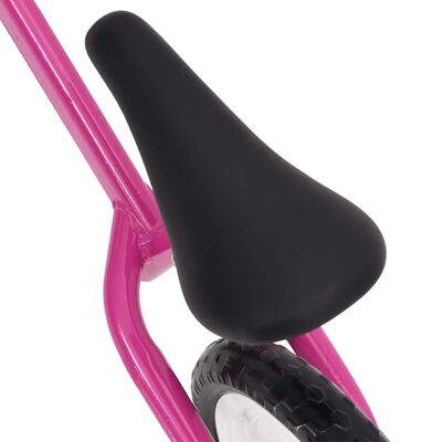 vidaXL līdzsvara velosipēds, 9,5 collu riteņi, rozā
