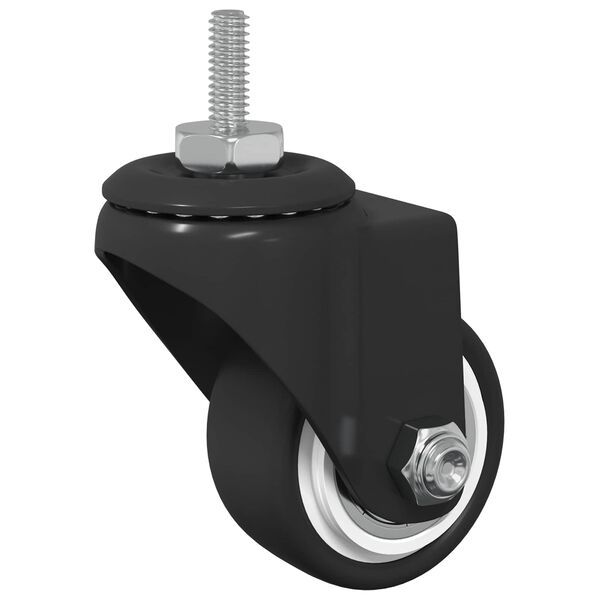 vidaXL Griezējspēļu ritenis 2 pcs Melna 40,4 x 40,4 x 19,7 mm