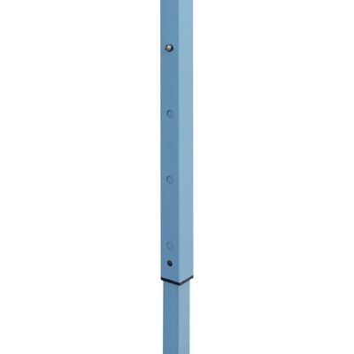 vidaXL saliekama nojume, profesionāla, zila, 3x4 m, tērauds