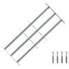 Regulējama logu dro&scaron;ības reste ar 3 stieņiem, 700 - 1050 mm