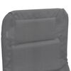 vidaXL sauļo&scaron;anās krēsli, 2 gb., saliekami, pelēks tekstilēns, tērauds