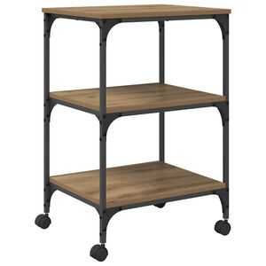 vidaXL Printera statīvs Artisānā ozols 50 x 41 x 75 cm