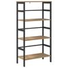 vidaXL Grāmatu plaukts 3 līmeņi 60 x 29,5 x 115 cm Inženierijas koks