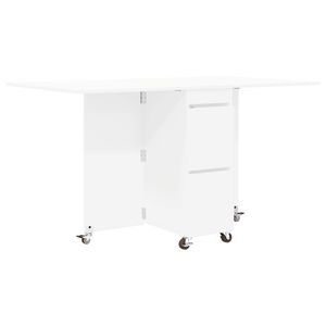 vidaXL Ēdamistabas galds 2 pcs 140 x 80 x 77 cm Inženierijas koks