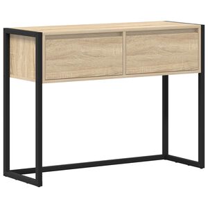 vidaXL Papildu galdiņ&scaron; Sonoma 100 x 36 x 75 cm Inženierijas koks