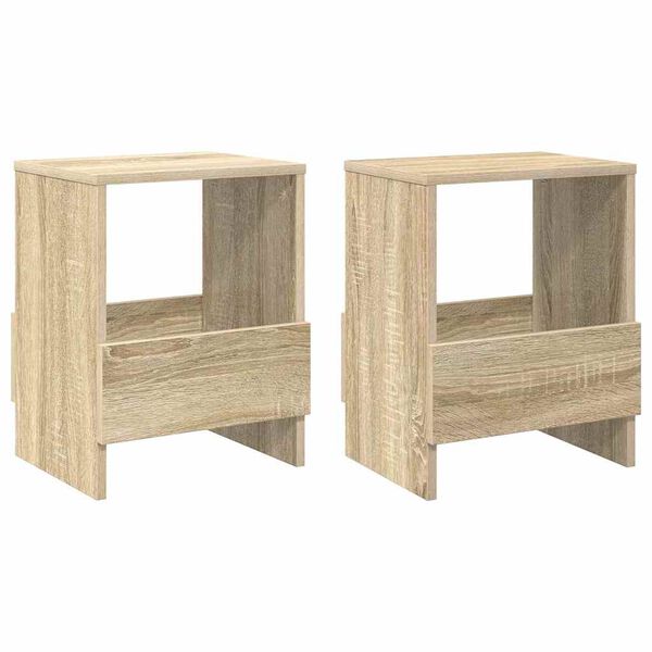 vidaXL Žurnālu statīvs 2 pcs Sonoma ozols 35 x 30 x 45 cm