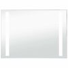vidaXL vannasistabas sienas spogulis ar LED apgaismojumu, 100x60 cm