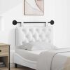 vidaXL Karājo&scaron;s galvgalis Balts 100 x 55 x 7 cm audums