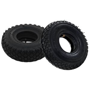 vidaXL riepas ķerras riteņiem ar kamerām, 2 gab., 3.00-4, 260x85 mm