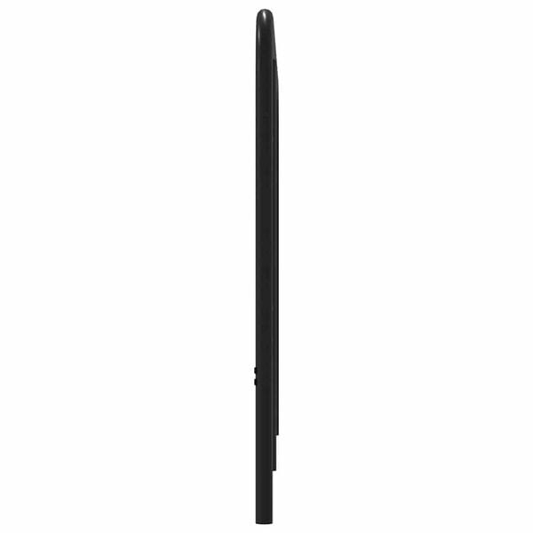 vidaXL galvgalis, ozolkoka krāsa, 190 cm, tērauds un inženierijas koks