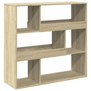 vidaXL grāmatu plaukts, ozolkoka krāsa, 100x33x94,5 cm