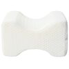 vidaXL Knee Pillow Balts Atmiņas putas un poliesters 26 x 21,5 x 15 cm