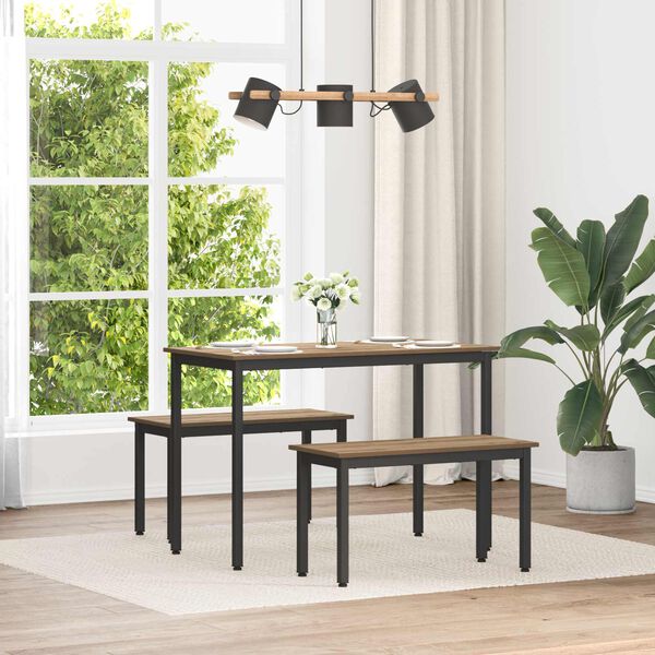 vidaXL sols Mākslīgā ozola 80 x 35 x 45 cm Inženierijas koks