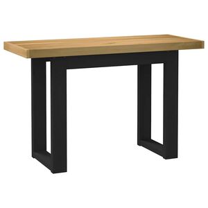 vidaXL rakstāmgalds NOAIN U-veida kājas 120x50x75 cm priedes masīvkoks
