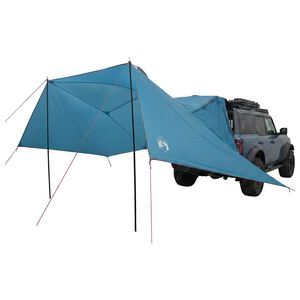 vidaXL Auto telts 308 x 215 x 220 cm Zila Poliesters un tērauds
